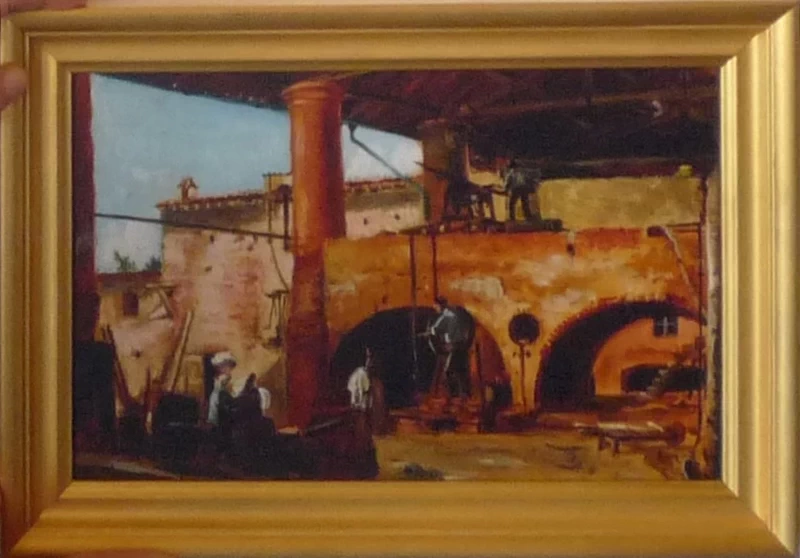 La lavorazione del sale a Salsominore - copia, Musei del cibo della provincia di Parma